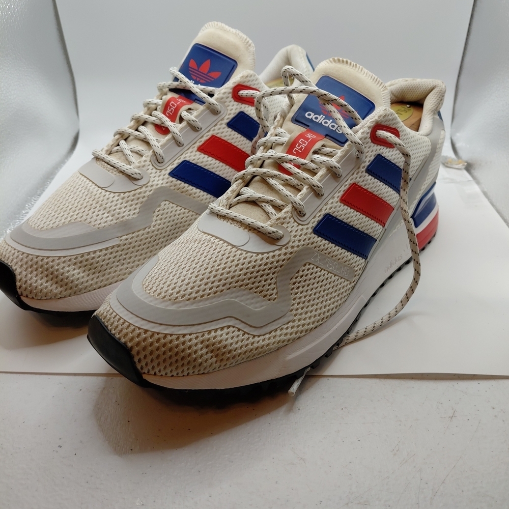 ADIDAS Shoes ZX 750 HD Mens Size 11 White COLLEGIATE ROYAL RED Running FX7463